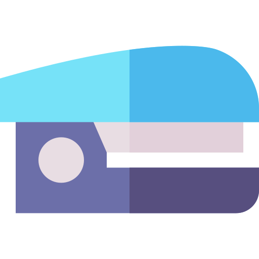 Stapler Basic Straight Flat icon