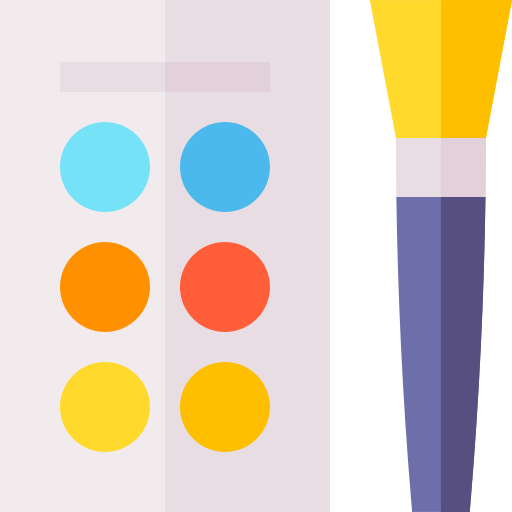 Watercolor Basic Straight Flat icon