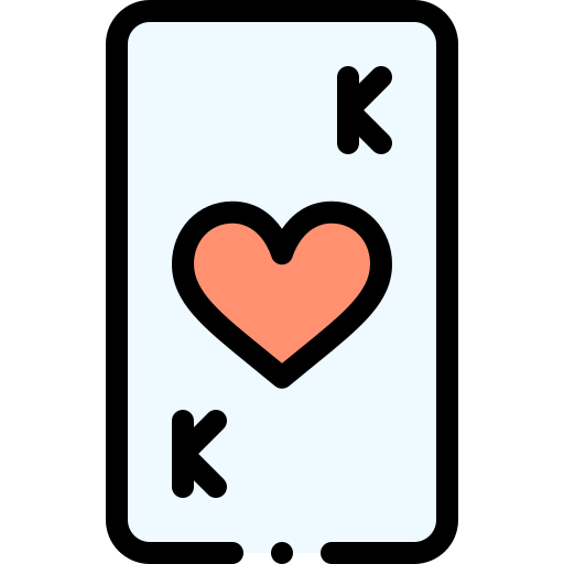 Poker cards Detailed Rounded Lineal color icon