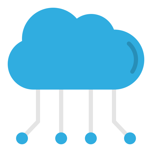 Cloud computing Good Ware Flat icon