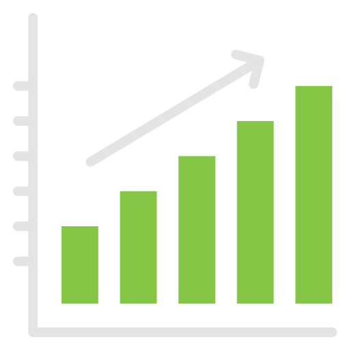 Graph Good Ware Flat icon