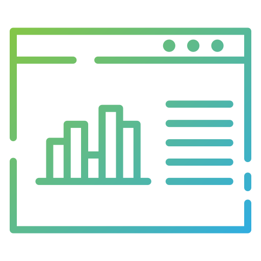 statistiques Good Ware Gradient Icône