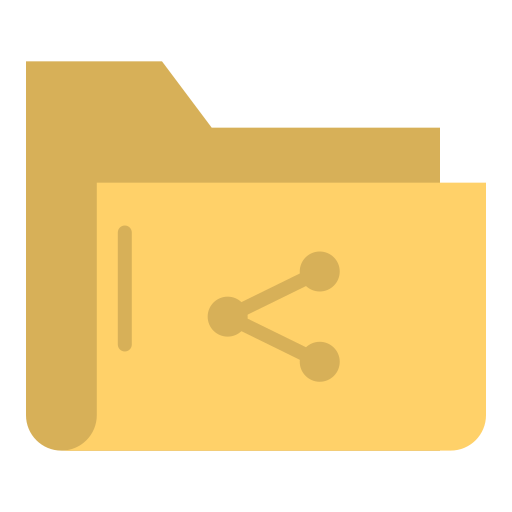 Shared folder Good Ware Flat icon