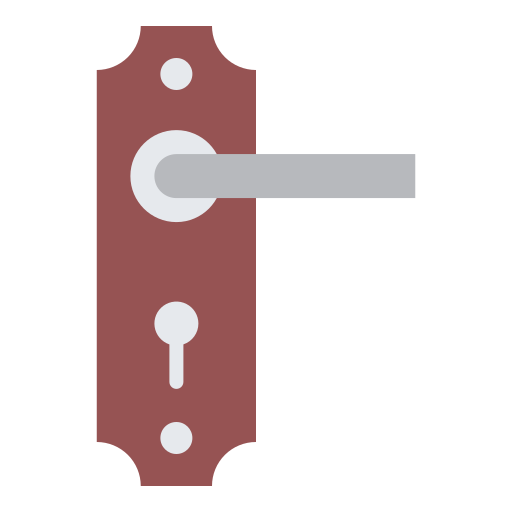 Doorknob Good Ware Flat icon