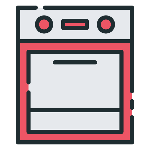 Oven Good Ware Lineal Color icon