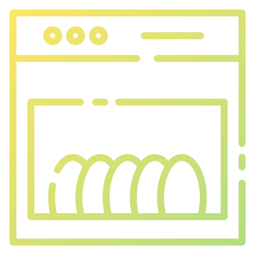 Dishwasher Good Ware Gradient icon