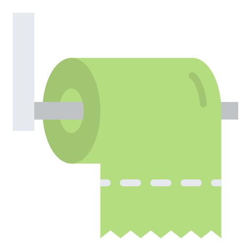 toilettenpapier Good Ware Flat icon