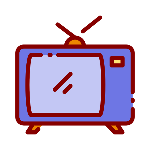 テレビ Good Ware Lineal Color icon