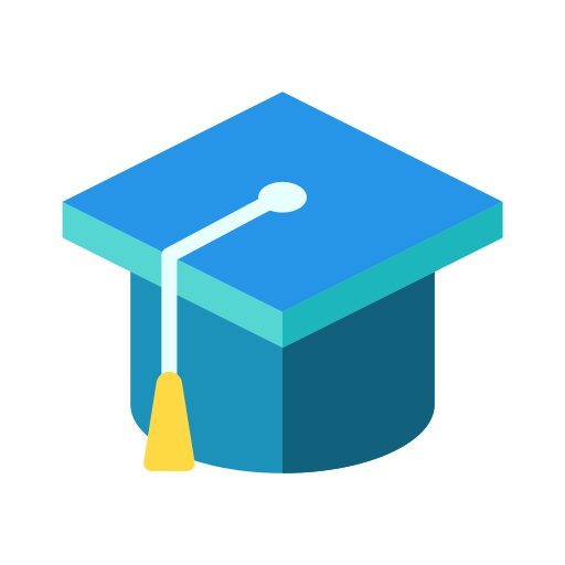 Mortarboard Good Ware Flat icon