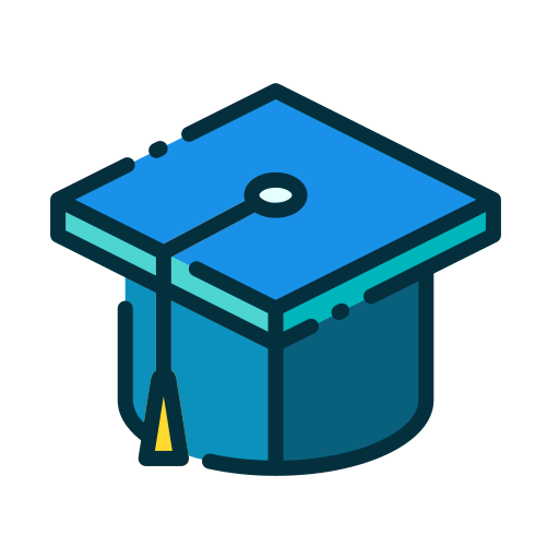 Mortarboard Good Ware Lineal Color icon