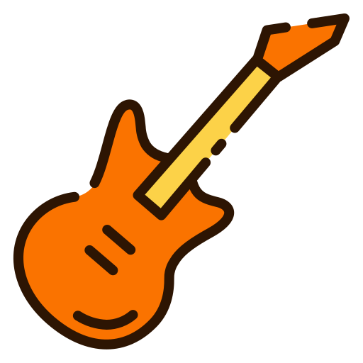 elektrische gitarre Good Ware Lineal Color icon