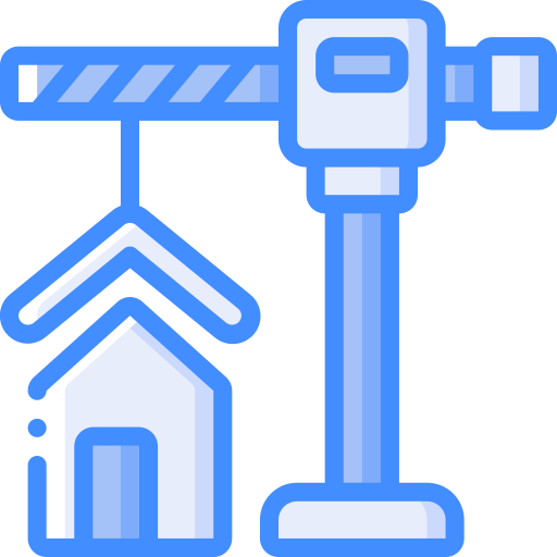 Construction Basic Miscellany Blue icon