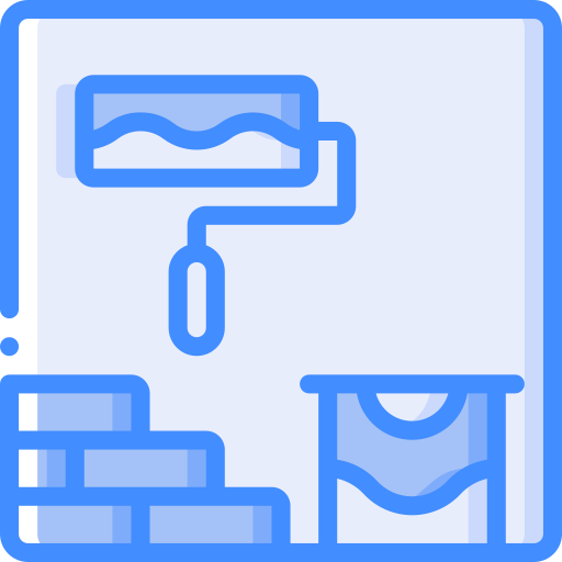 Home repair Basic Miscellany Blue icon