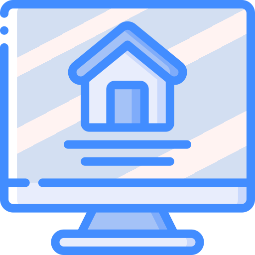 Real estate Basic Miscellany Blue icon