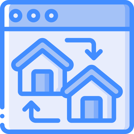 Real estate Basic Miscellany Blue icon