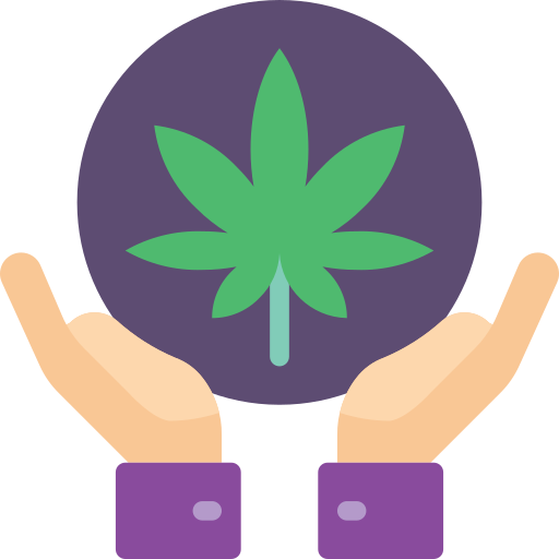 Cannabis Basic Miscellany Flat icon