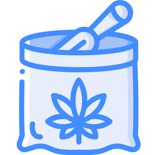 cannabis Basic Miscellany Blue icon