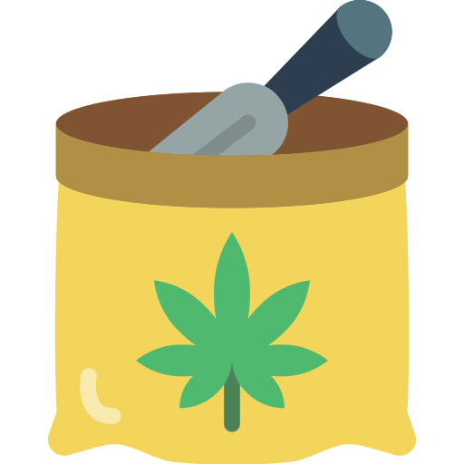 cannabis Basic Miscellany Flat icona