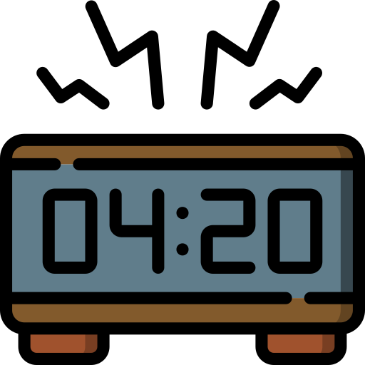 Alarm clock Basic Miscellany Lineal Color icon