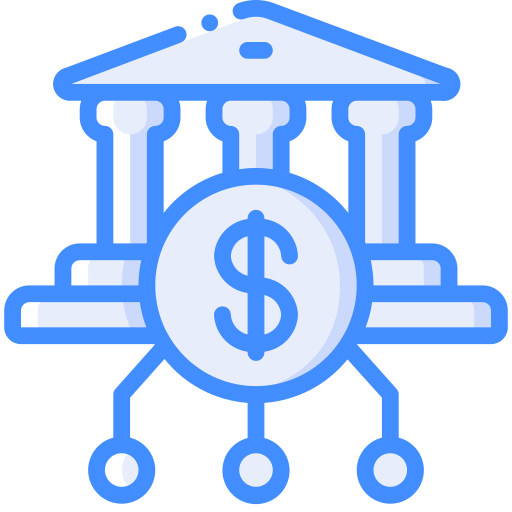 Banking Basic Miscellany Blue icon