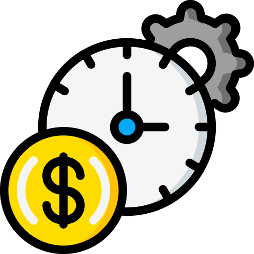 Time is money Basic Miscellany Lineal Color icon