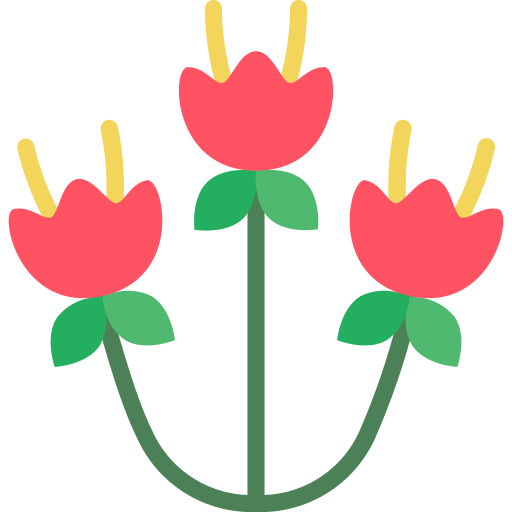 Flower Basic Miscellany Flat icon