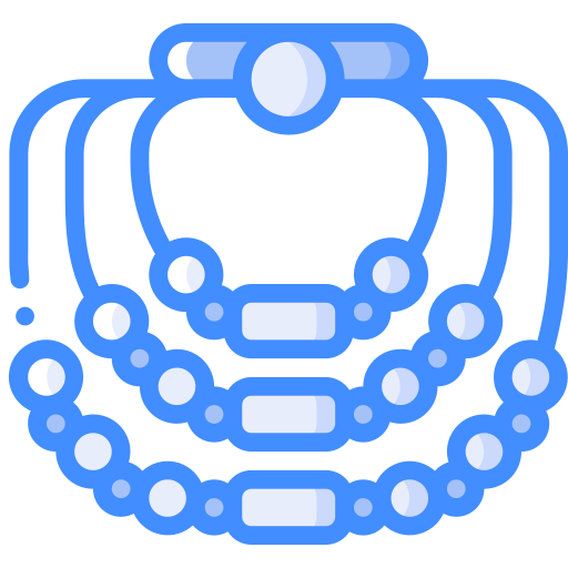 halskette Basic Miscellany Blue icon