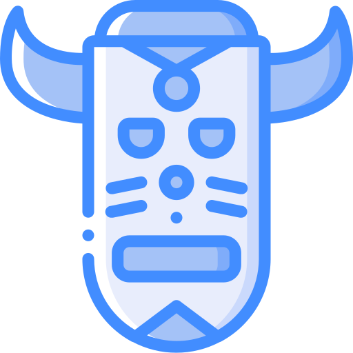 Máscara africana Basic Miscellany Blue icono
