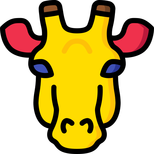 Giraffe Basic Miscellany Lineal Color icon