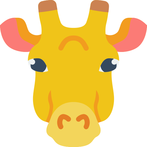girafe Basic Miscellany Flat Icône