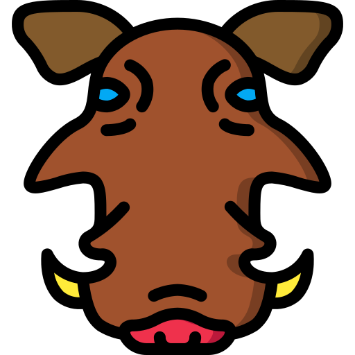 warzenschwein Basic Miscellany Lineal Color icon