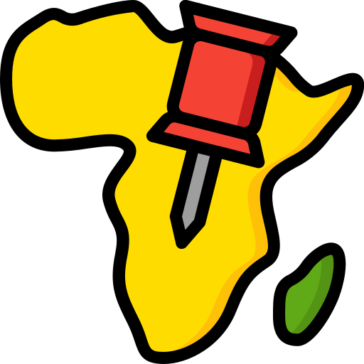 Africa Basic Miscellany Lineal Color icon