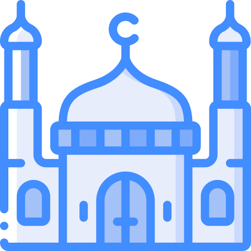 モスク Basic Miscellany Blue icon