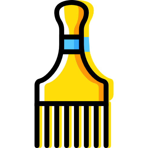 cepillo de pelo Basic Miscellany Yellow icono
