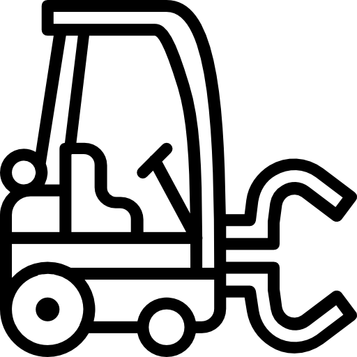 Forklift Basic Miscellany Lineal icon