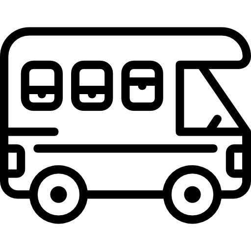 caravana Basic Miscellany Lineal Ícone