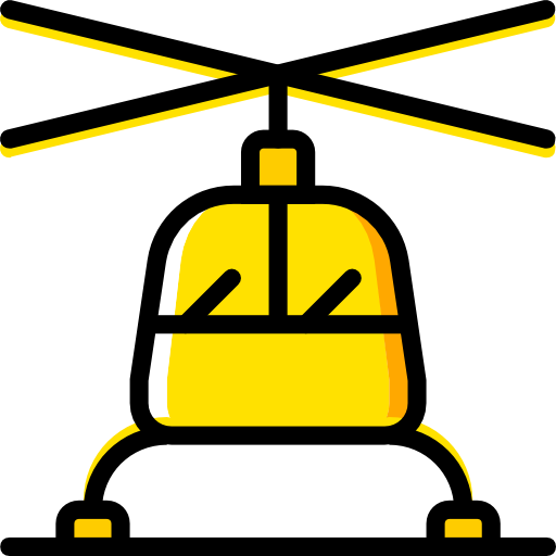 Helicopter Basic Miscellany Yellow icon