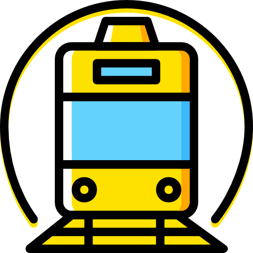 trein Basic Miscellany Yellow icoon