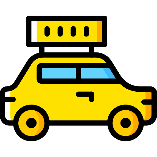 택시 Basic Miscellany Yellow icon