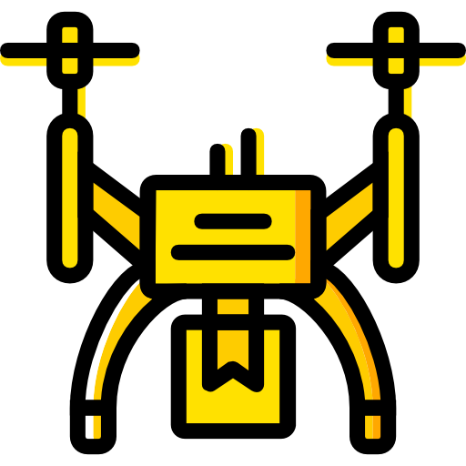 무인 비행기 Basic Miscellany Yellow icon