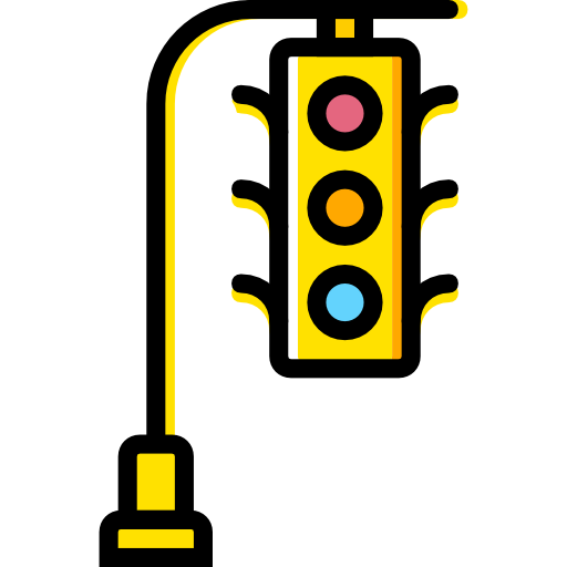 stoplicht Basic Miscellany Yellow icoon