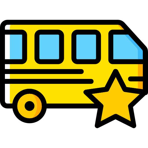 버스 Basic Miscellany Yellow icon