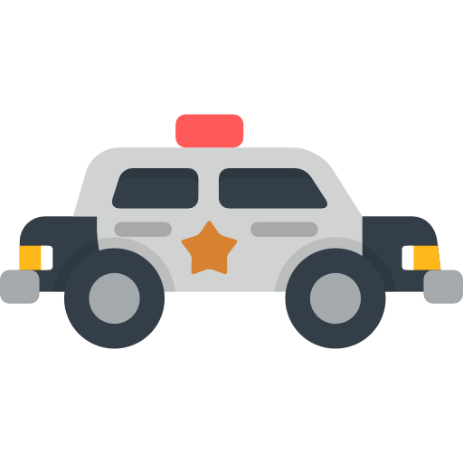 auto della polizia Special Flat icona