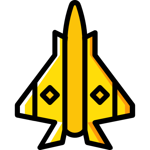 Aeroplane Basic Miscellany Yellow icon