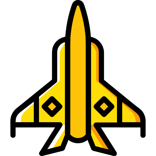 flugzeug Basic Miscellany Yellow icon