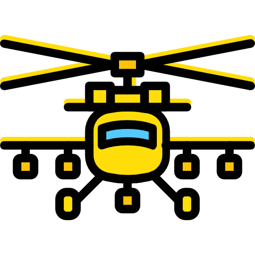 helicóptero Basic Miscellany Yellow icono