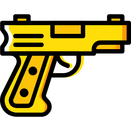 Gun Basic Miscellany Yellow icon