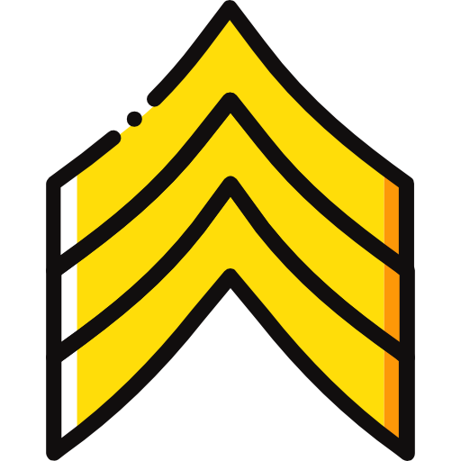 chevron Basic Miscellany Yellow icon