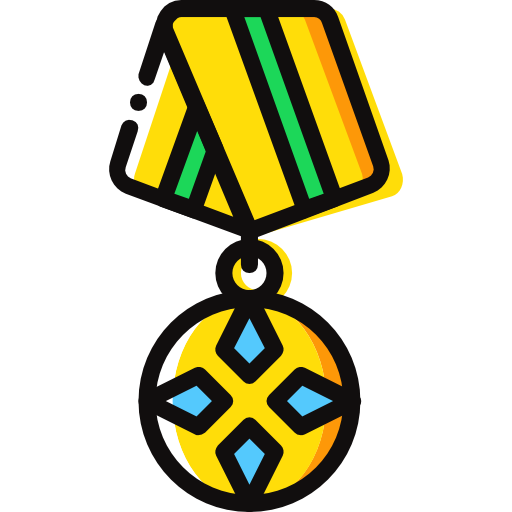 médaille Basic Miscellany Yellow Icône