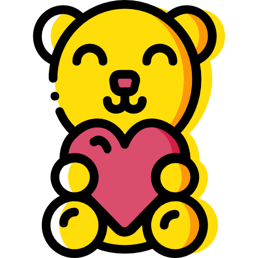 teddybär Basic Miscellany Yellow icon